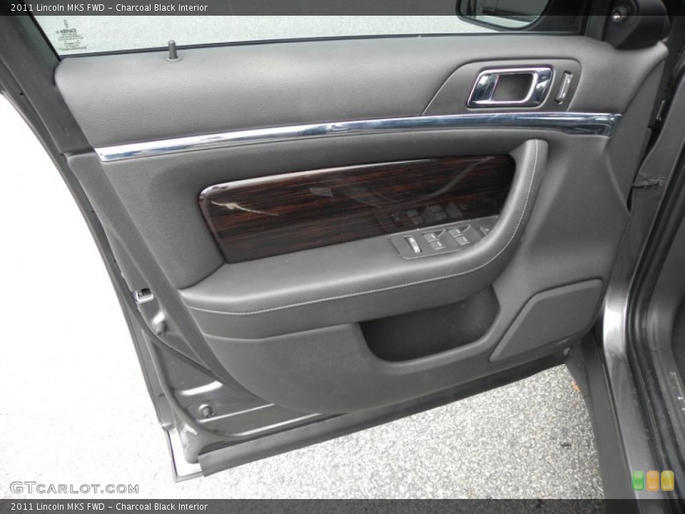 Charcoal Black Interior Door Panel for the 2011 Lincoln MKS FWD #58578099