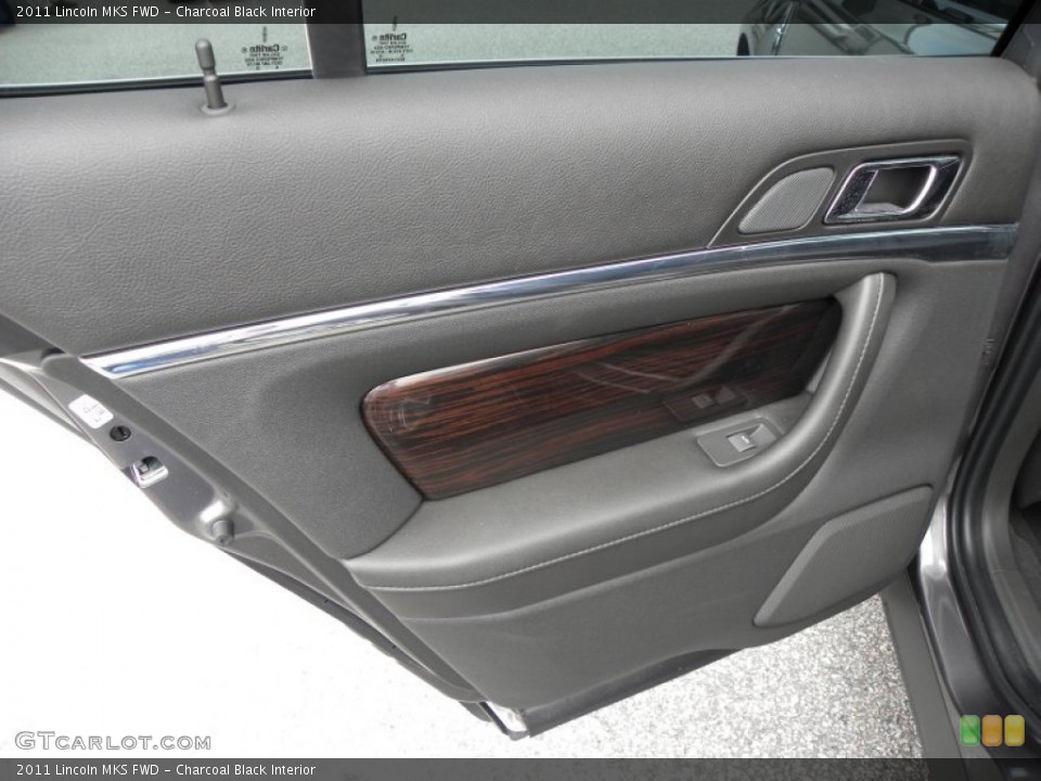 Charcoal Black Interior Door Panel for the 2011 Lincoln MKS FWD #58578123
