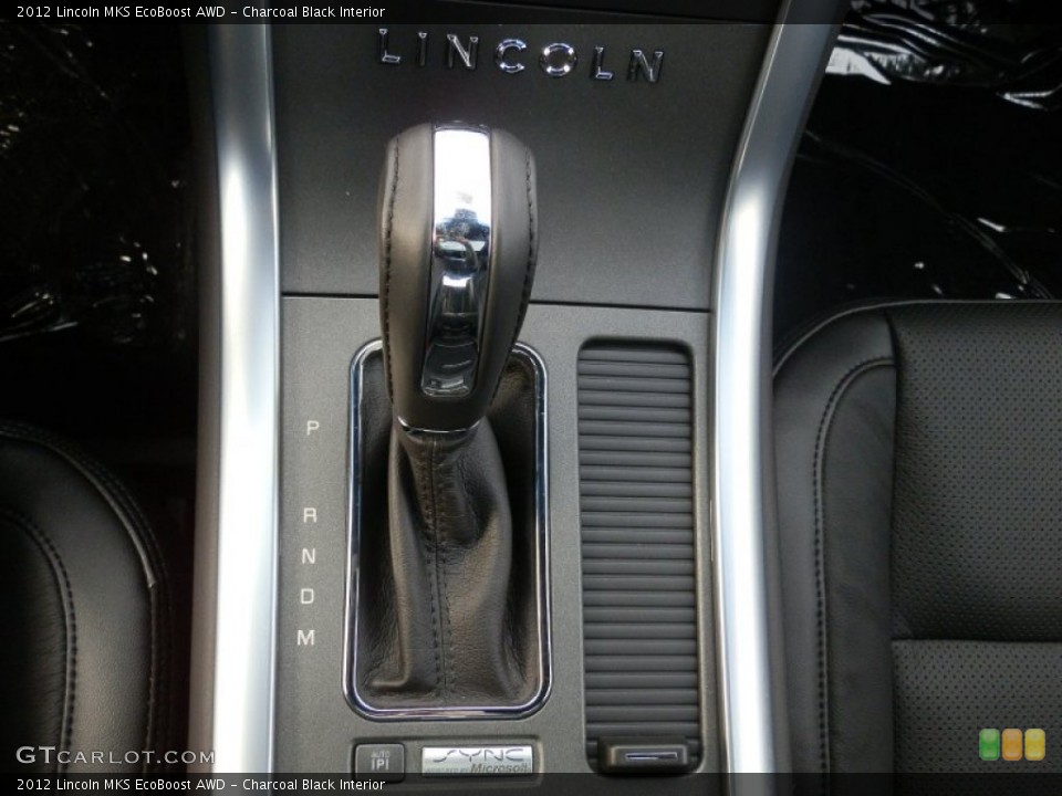 Charcoal Black Interior Transmission for the 2012 Lincoln MKS EcoBoost AWD #58583916
