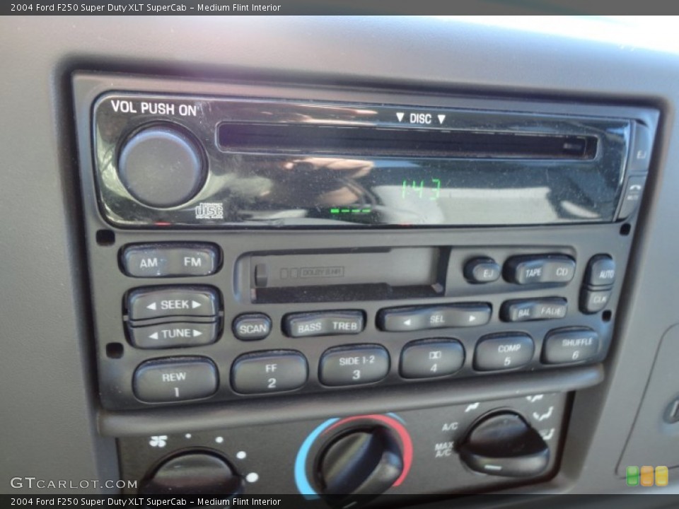 Medium Flint Interior Audio System for the 2004 Ford F250 Super Duty XLT SuperCab #58586106