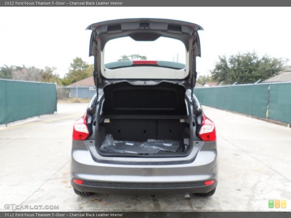Charcoal Black Leather Interior Trunk for the 2012 Ford Focus Titanium 5-Door #58587552