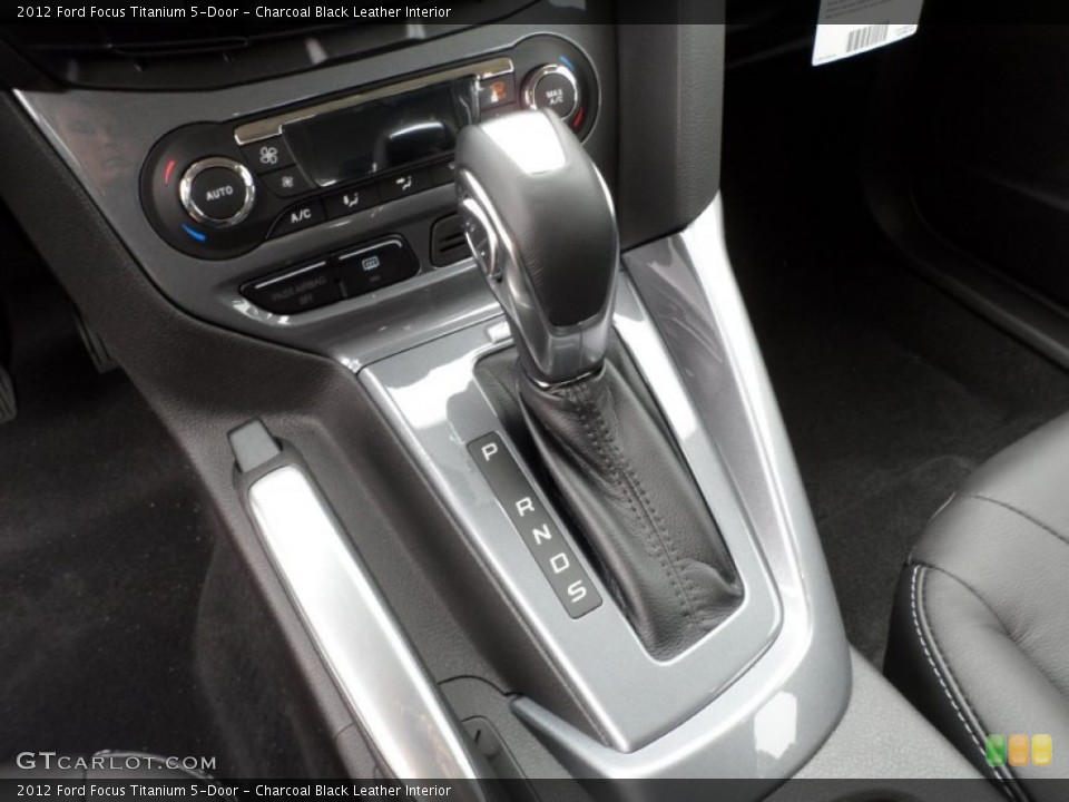 Charcoal Black Leather Interior Transmission for the 2012 Ford Focus Titanium 5-Door #58587672