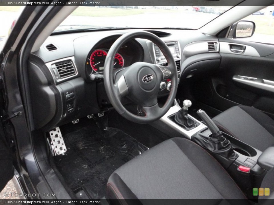 Carbon Black Interior Photo for the 2009 Subaru Impreza WRX Wagon #58588032