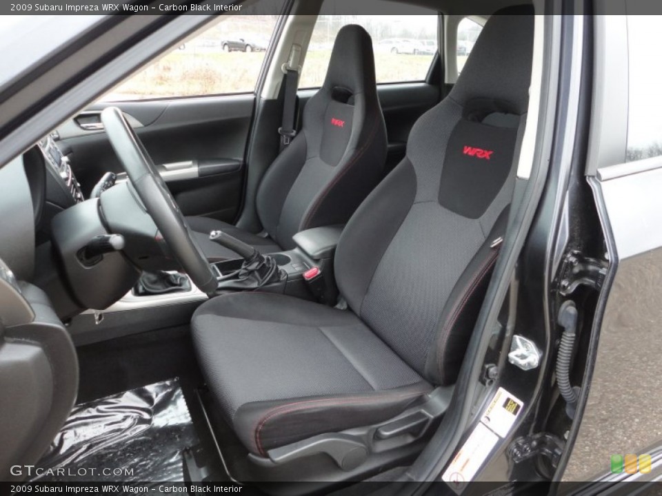 Carbon Black Interior Photo for the 2009 Subaru Impreza WRX Wagon #58588041