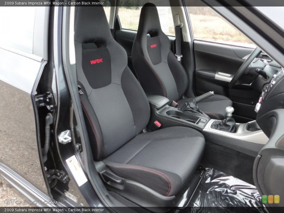 Carbon Black Interior Photo for the 2009 Subaru Impreza WRX Wagon #58588155