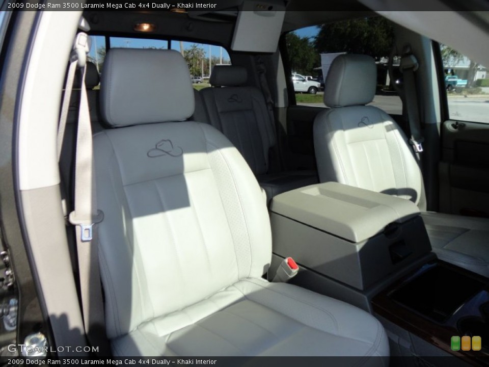 Khaki Interior Photo for the 2009 Dodge Ram 3500 Laramie Mega Cab 4x4 Dually #58588650