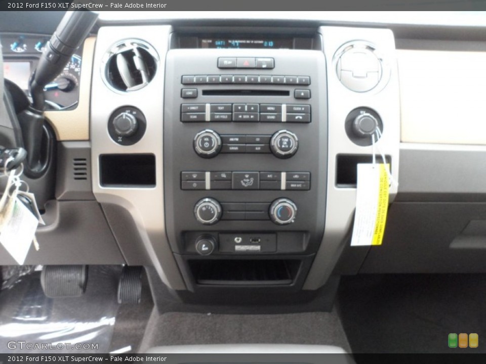 Pale Adobe Interior Controls for the 2012 Ford F150 XLT SuperCrew #58589253