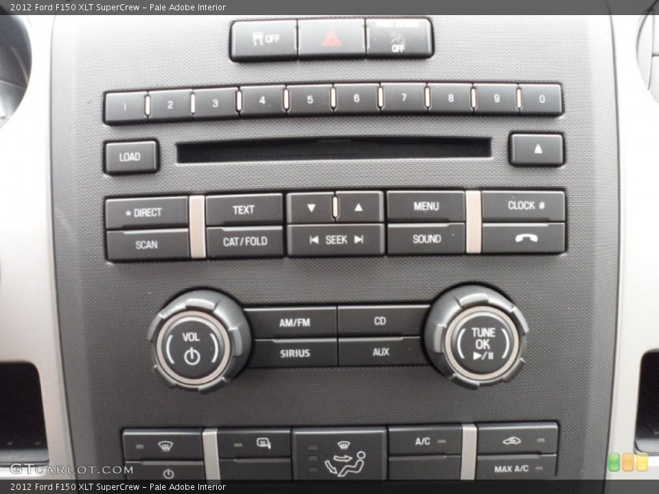 Pale Adobe Interior Controls for the 2012 Ford F150 XLT SuperCrew #58589262