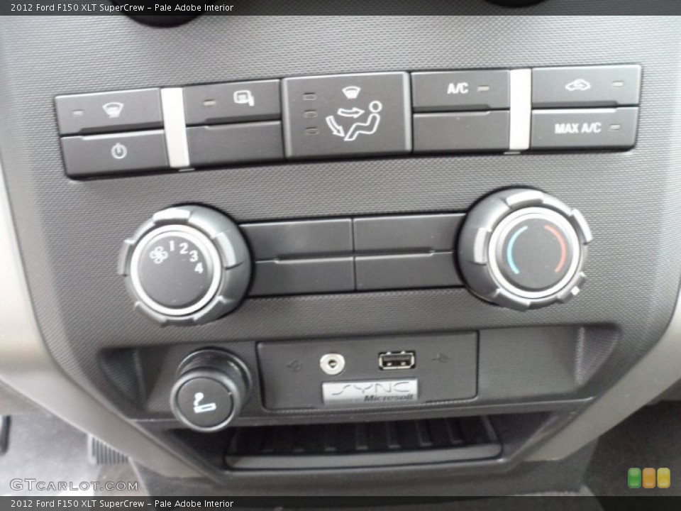 Pale Adobe Interior Controls for the 2012 Ford F150 XLT SuperCrew #58589271