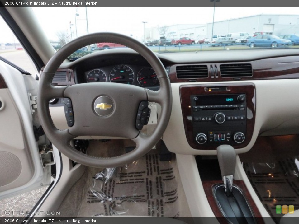 Neutral Beige Interior Dashboard for the 2006 Chevrolet Impala LTZ #58589478