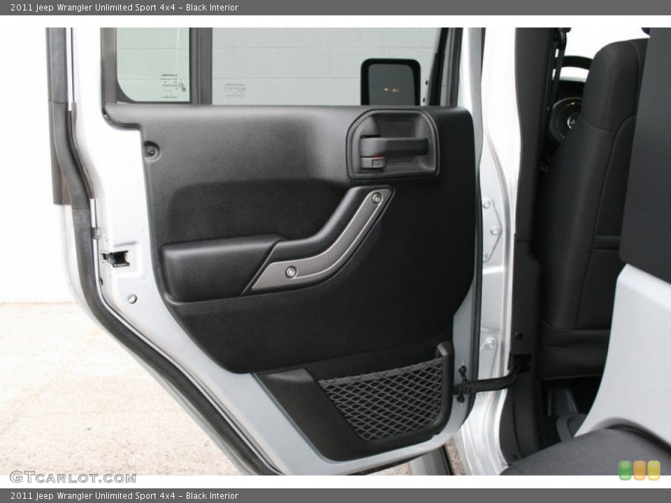 Black Interior Door Panel for the 2011 Jeep Wrangler Unlimited Sport 4x4 #58589721