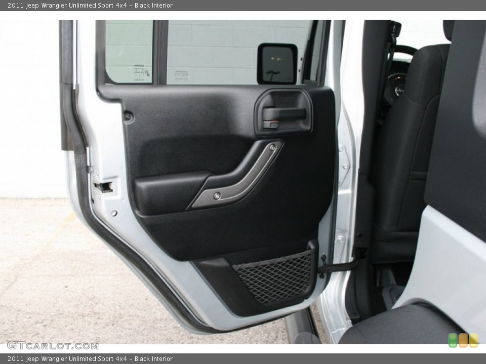 Black Interior Door Panel for the 2011 Jeep Wrangler Unlimited Sport 4x4 #58589730