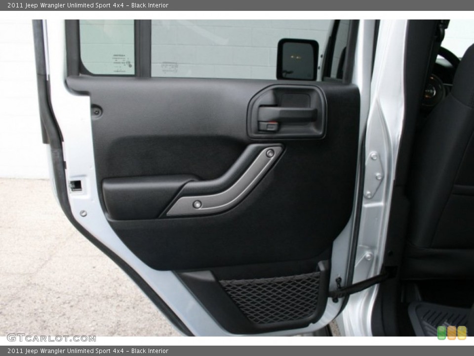 Black Interior Door Panel for the 2011 Jeep Wrangler Unlimited Sport 4x4 #58589829