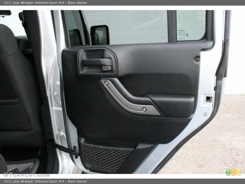 Black Interior Door Panel for the 2011 Jeep Wrangler Unlimited Sport 4x4 #58589847