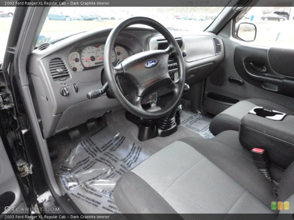 Dark Graphite Interior Prime Interior for the 2003 Ford Ranger XL Regular Cab #58589997