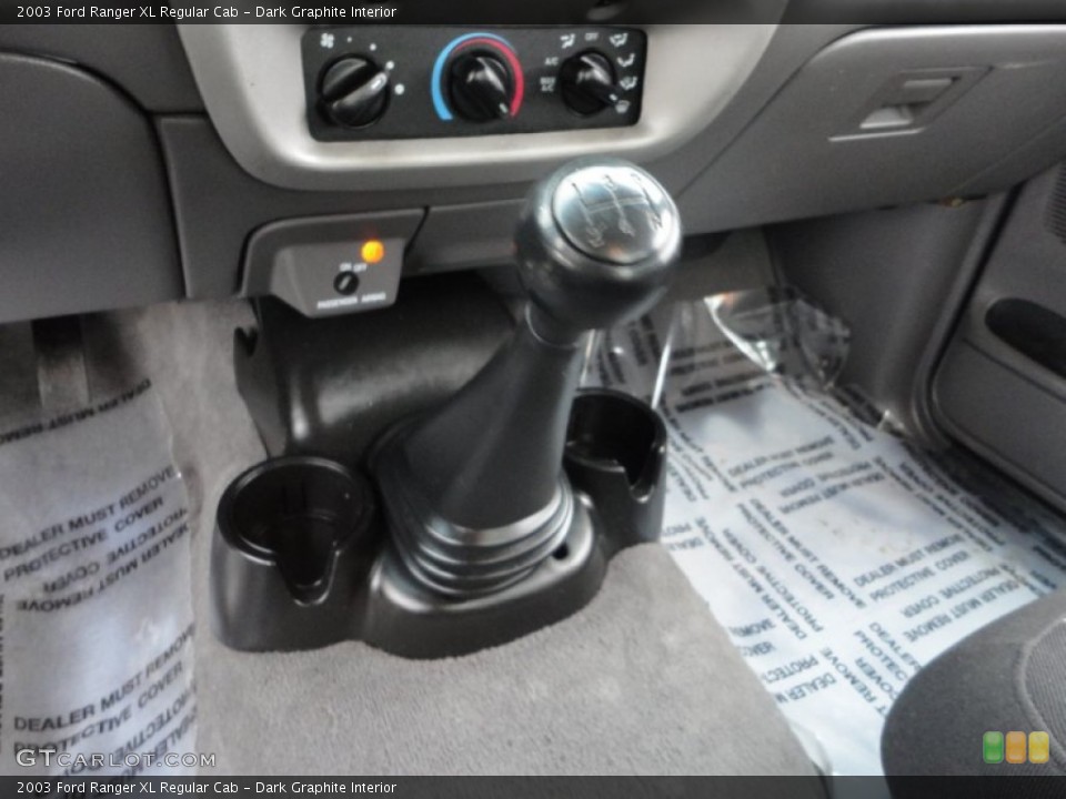 Dark Graphite Interior Transmission for the 2003 Ford Ranger XL Regular Cab #58590165