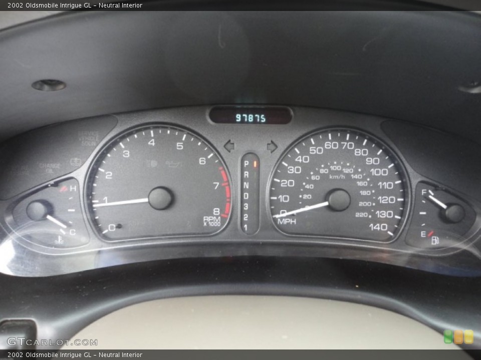 Neutral Interior Gauges for the 2002 Oldsmobile Intrigue GL #58590414