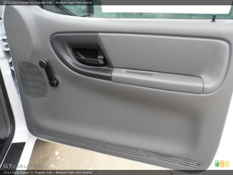 Medium Dark Flint Interior Door Panel for the 2011 Ford Ranger XL Regular Cab #58590417