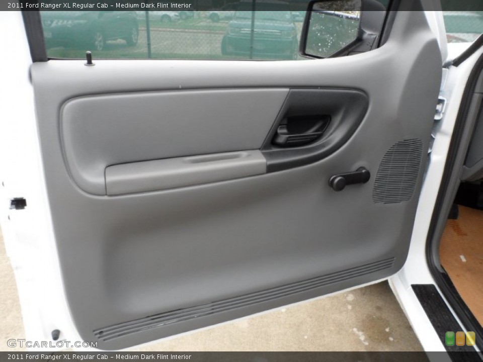 Medium Dark Flint Interior Door Panel for the 2011 Ford Ranger XL Regular Cab #58590441