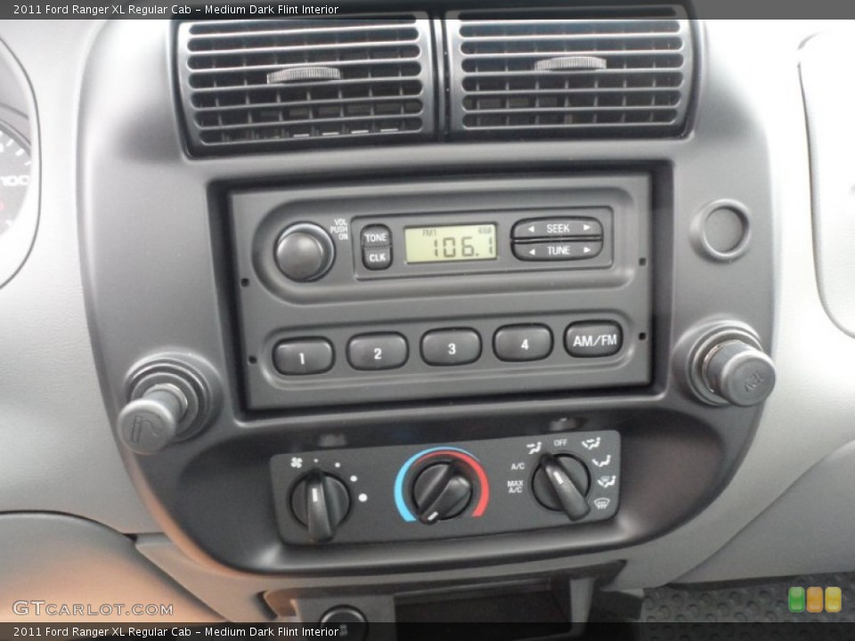Medium Dark Flint Interior Audio System for the 2011 Ford Ranger XL Regular Cab #58590459