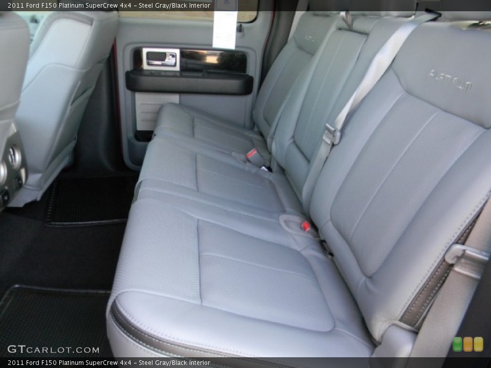 Steel Gray/Black Interior Photo for the 2011 Ford F150 Platinum SuperCrew 4x4 #58594811
