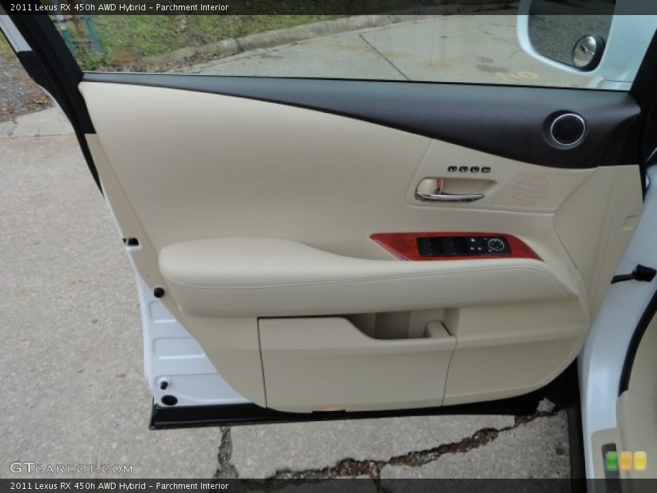 Parchment Interior Door Panel for the 2011 Lexus RX 450h AWD Hybrid #58595694