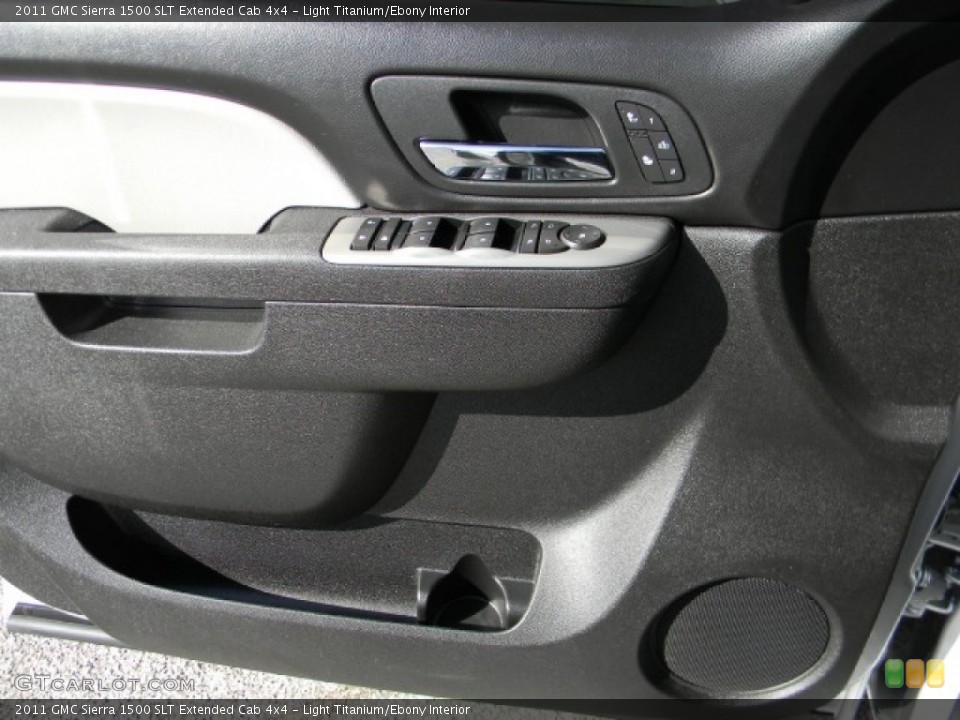 Light Titanium/Ebony Interior Door Panel for the 2011 GMC Sierra 1500 SLT Extended Cab 4x4 #58595910