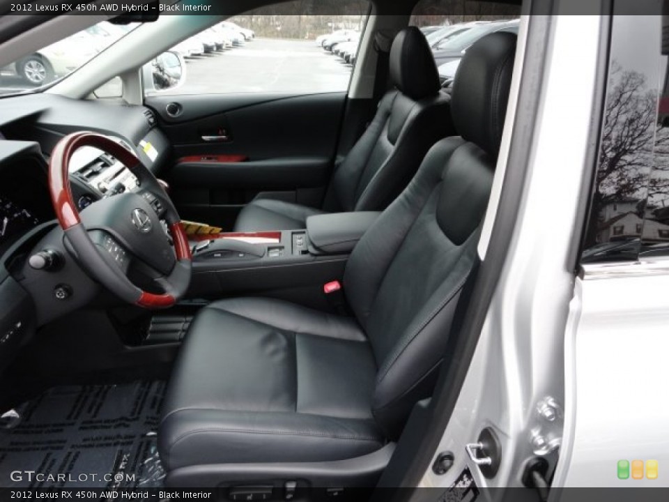 Black Interior Photo for the 2012 Lexus RX 450h AWD Hybrid #58596456