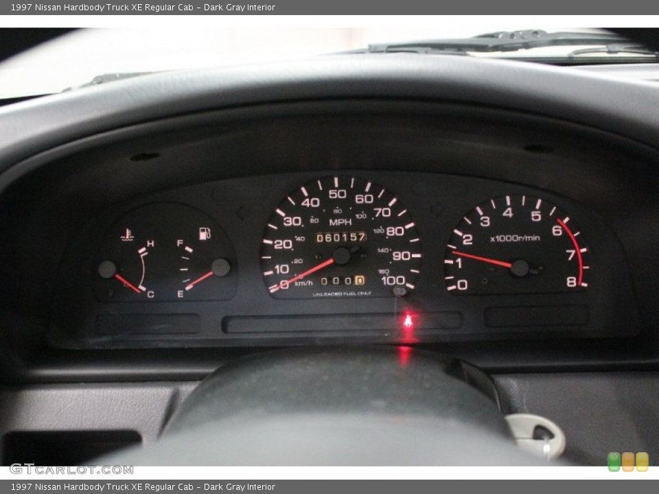 Dark Gray Interior Gauges for the 1997 Nissan Hardbody Truck XE Regular Cab #58599909