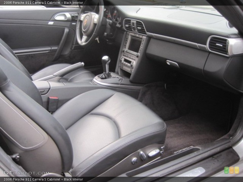 Black Interior Photo for the 2006 Porsche 911 Carrera S Cabriolet #58600653