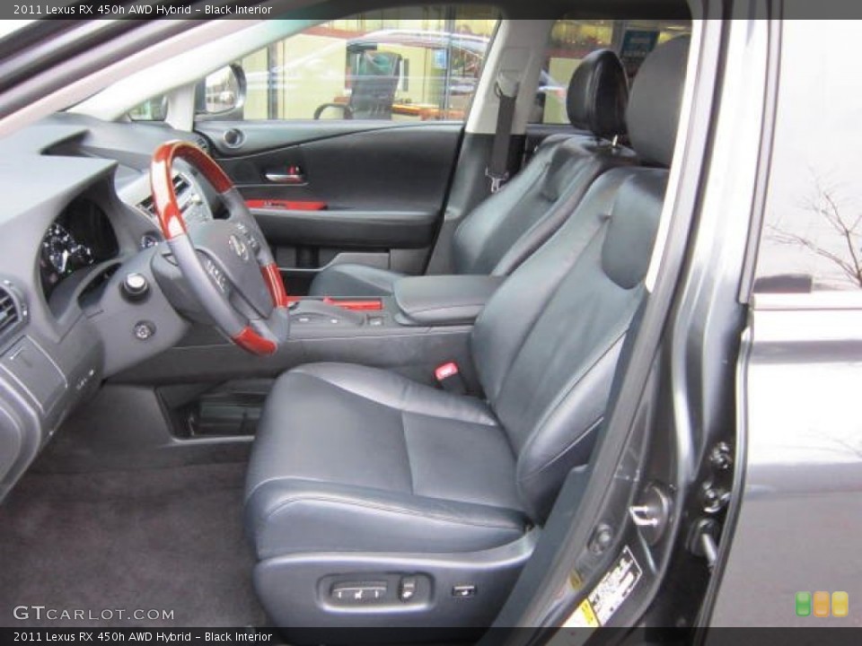 Black Interior Photo for the 2011 Lexus RX 450h AWD Hybrid #58604433