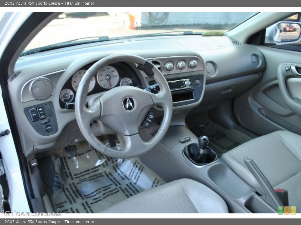 Titanium Interior Prime Interior for the 2003 Acura RSX Sports Coupe #58610747