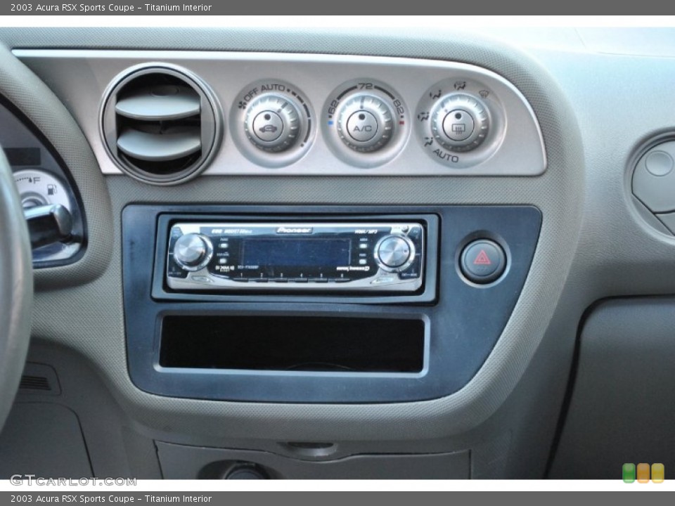 Titanium Interior Controls for the 2003 Acura RSX Sports Coupe #58610762