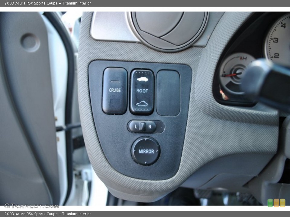 Titanium Interior Controls for the 2003 Acura RSX Sports Coupe #58610771