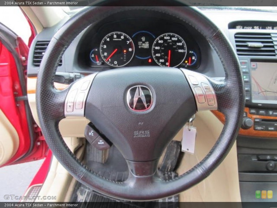 Parchment Interior Steering Wheel for the 2004 Acura TSX Sedan #58614042
