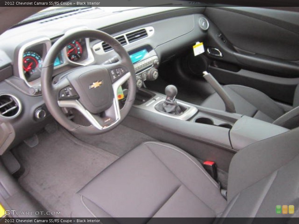 Black Interior Prime Interior for the 2012 Chevrolet Camaro SS/RS Coupe #58615898