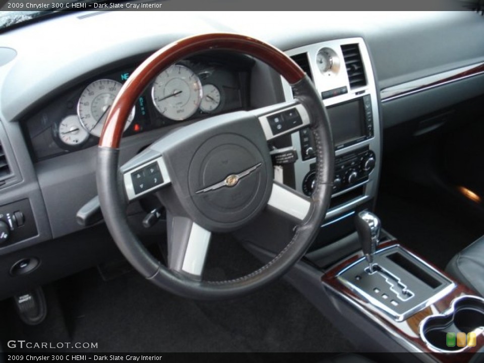 Dark Slate Gray Interior Dashboard for the 2009 Chrysler 300 C HEMI #58619156