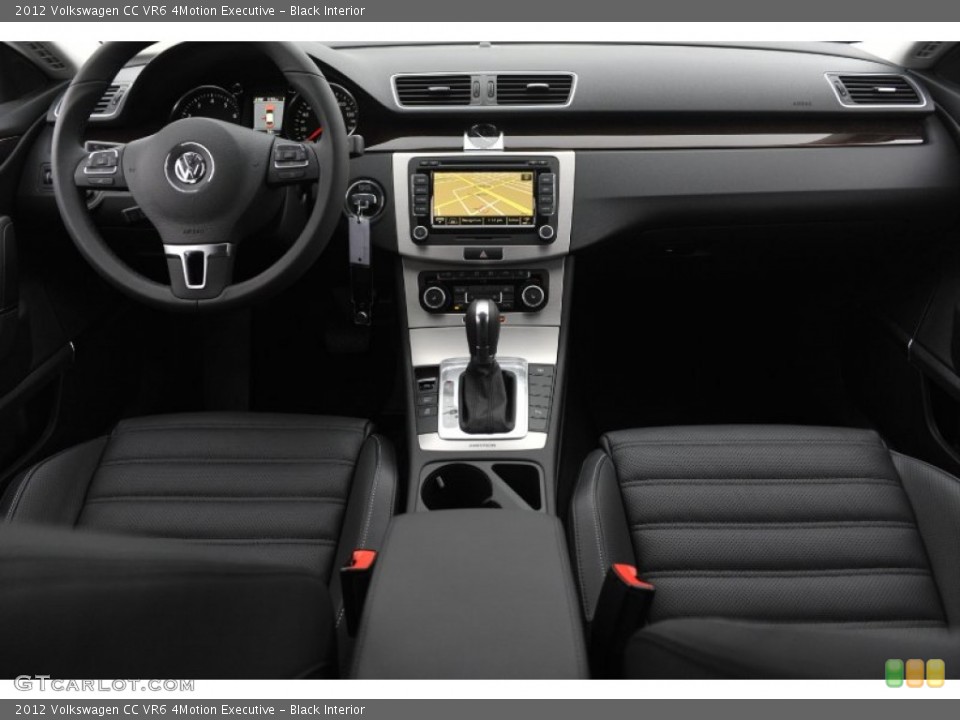 Black Interior Dashboard for the 2012 Volkswagen CC VR6 4Motion Executive #58619696