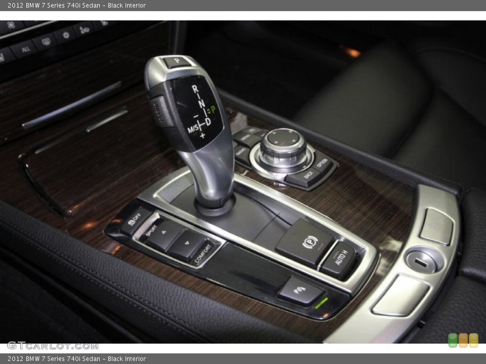 Black Interior Transmission for the 2012 BMW 7 Series 740i Sedan #58625462