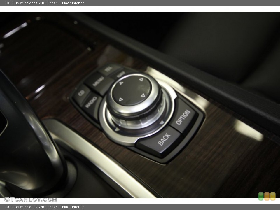 Black Interior Controls for the 2012 BMW 7 Series 740i Sedan #58625471