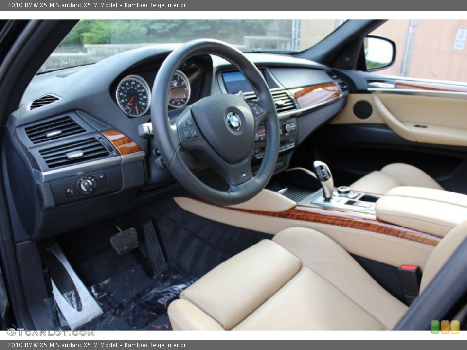 Bamboo Beige Interior Prime Interior for the 2010 BMW X5 M  #58631804