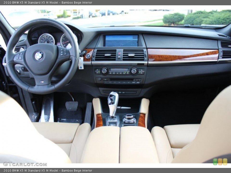 Bamboo Beige Interior Dashboard for the 2010 BMW X5 M  #58631834