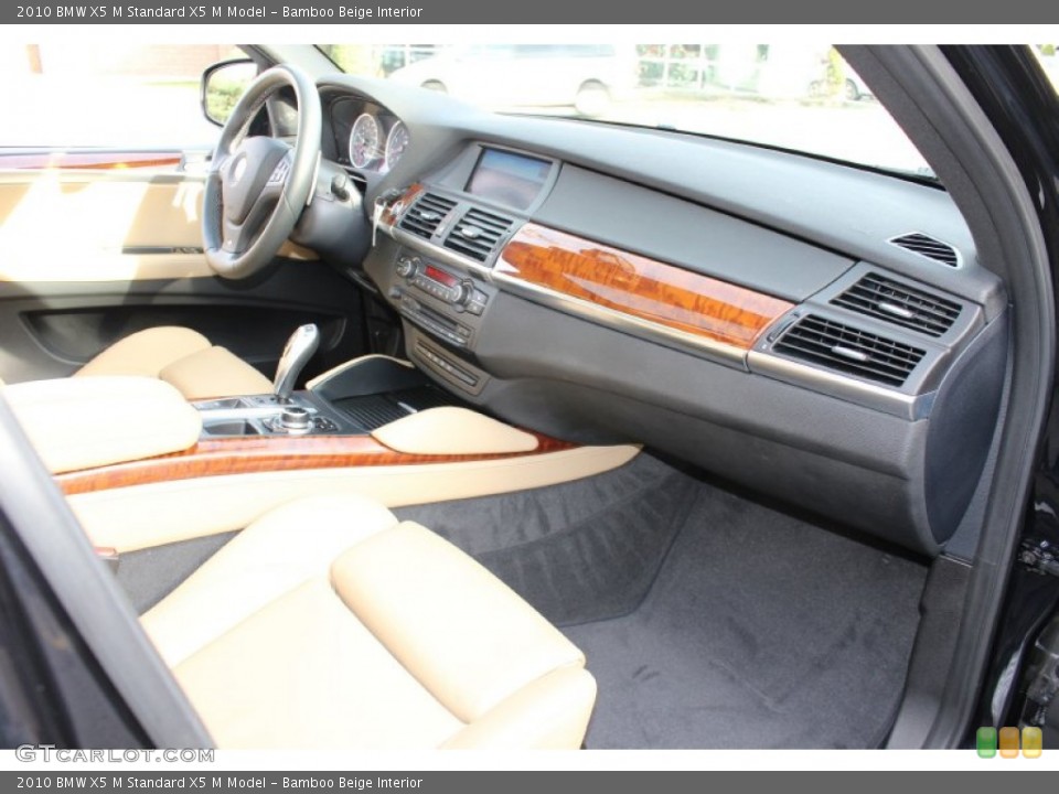 Bamboo Beige Interior Dashboard for the 2010 BMW X5 M  #58631975