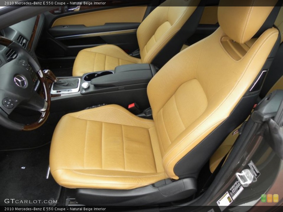 Natural Beige Interior Photo for the 2010 Mercedes-Benz E 550 Coupe #58634699