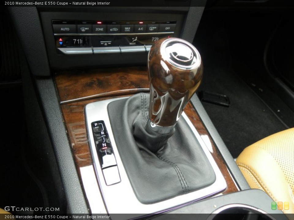 Natural Beige Interior Transmission for the 2010 Mercedes-Benz E 550 Coupe #58634795