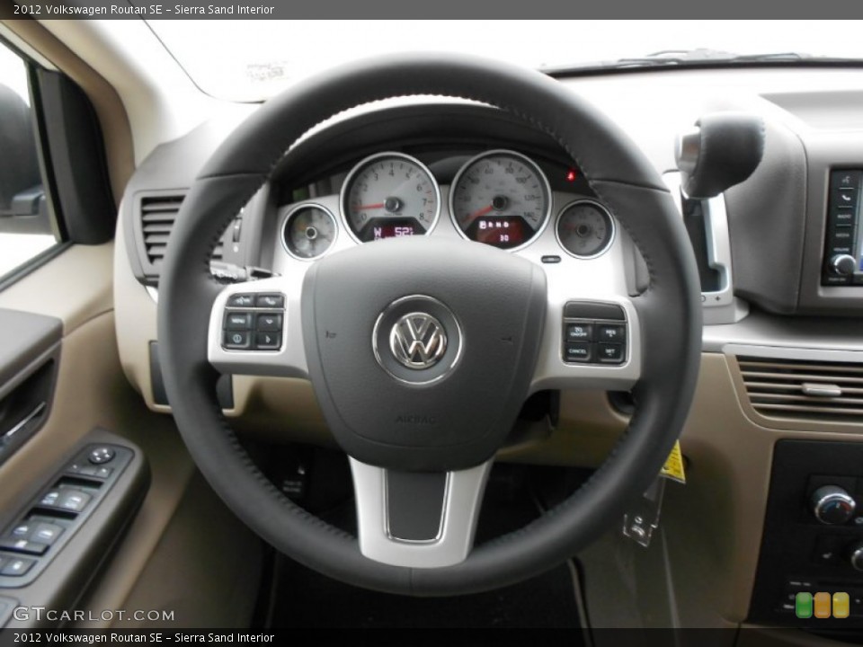 Sierra Sand Interior Steering Wheel for the 2012 Volkswagen Routan SE #58635716