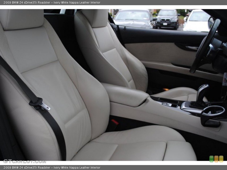 Ivory White Nappa Leather Interior Photo for the 2009 BMW Z4 sDrive35i Roadster #58636169
