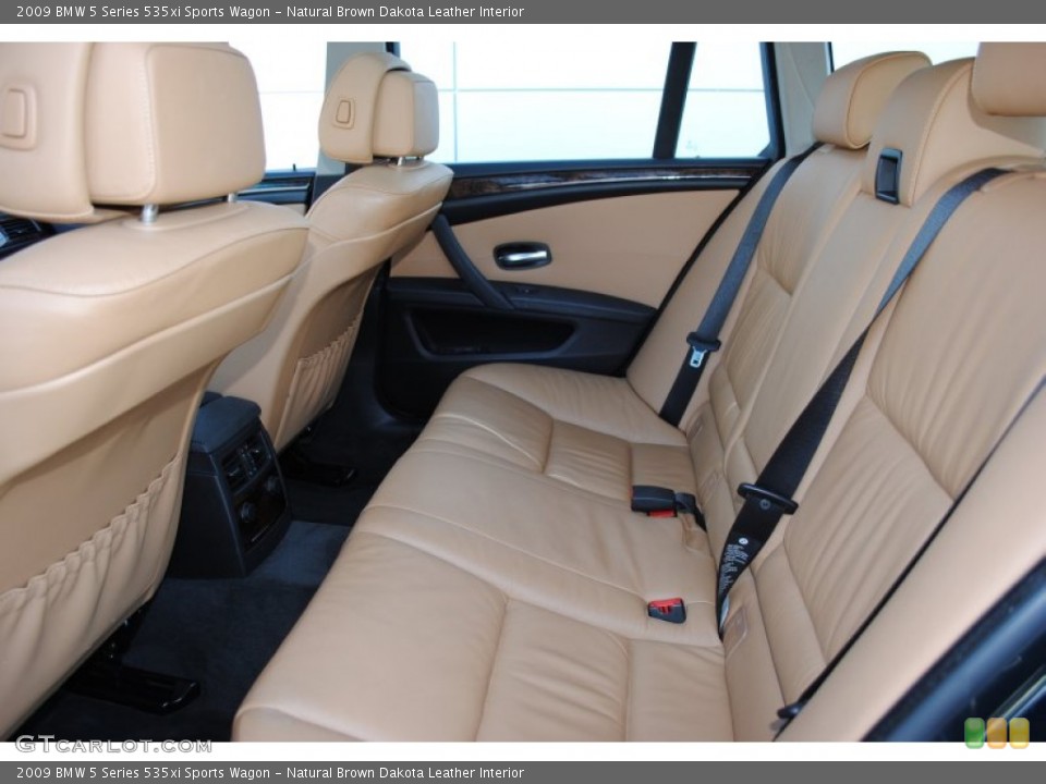 Natural Brown Dakota Leather Interior Photo for the 2009 BMW 5 Series 535xi Sports Wagon #58636838