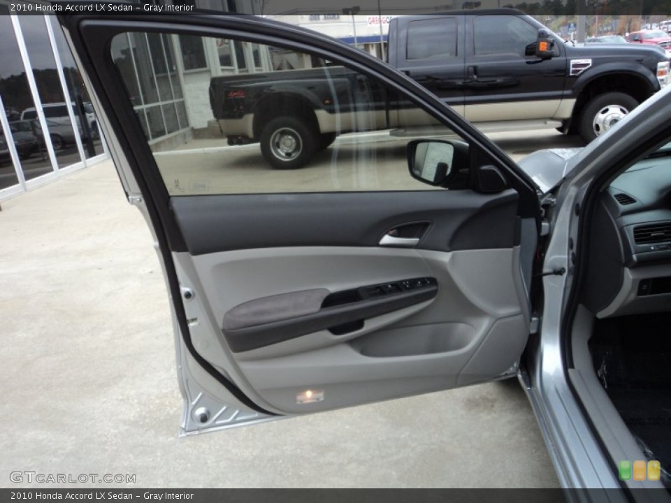 Gray Interior Door Panel for the 2010 Honda Accord LX Sedan #58637186