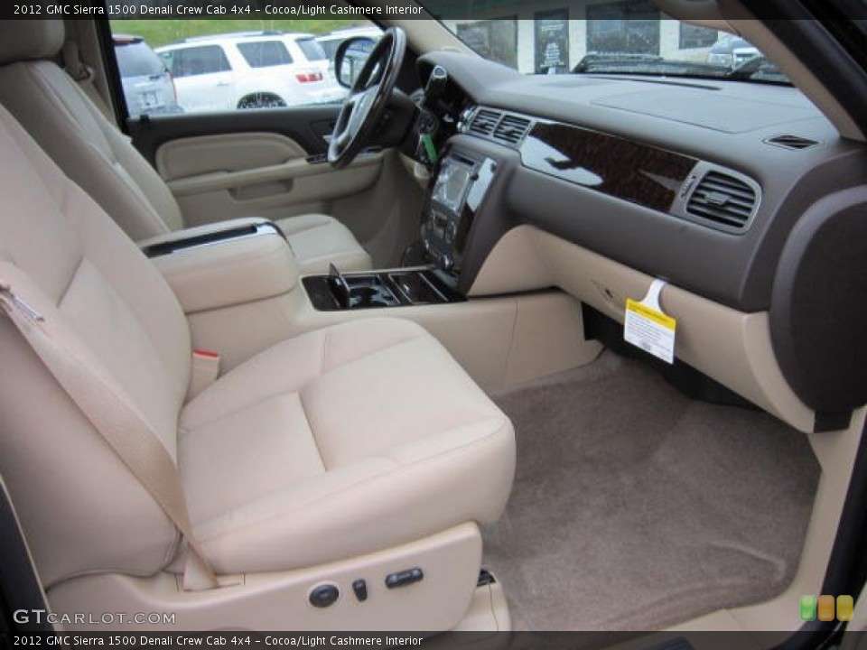 Cocoa/Light Cashmere Interior Photo for the 2012 GMC Sierra 1500 Denali Crew Cab 4x4 #58638311